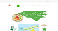 Desktop Screenshot of apexfarmersmarket.com